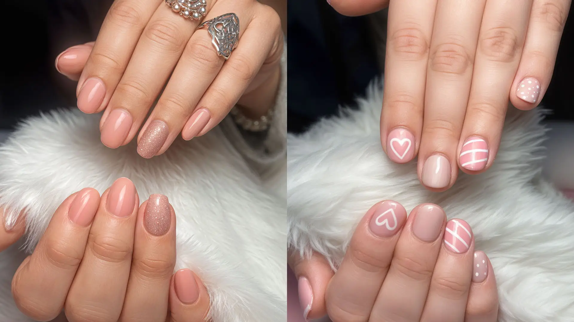 Imagen de dos de los últimos trabajos en manicura y uñas en Cieza.